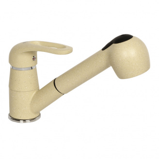 Змішувач для кухні Zerix Z6036-9 Граніт (ZX0517)