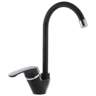 Змішувач для кухні PLAMIX Afina-011 Чорний PM0579