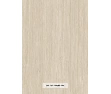 Водостійка матова SPC панель для стін та підлоги PanaSPC Travertine SPC-301 травертин 1200×2800 мм