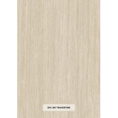 Водостійка матова SPC панель для стін та підлоги PanaSPC Travertine SPC-301 травертин 1200×2800 мм Київ