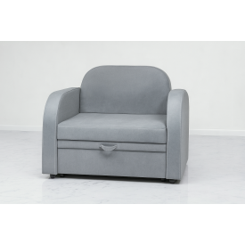Крісло м'яке розкладне Tobi Sho Дрім велюр Mars Світло-сірий/12, 940х850х830 мм