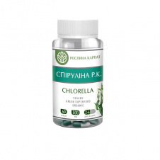 Натуральная добавка Рослина Карпат Спіруліна Р.К. Chlorella 500 мг 60 капсул (2766668195)