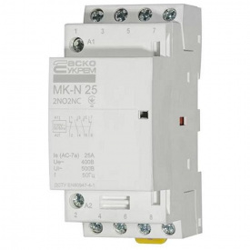 Контактор модульный на Din-рейку АскоУкрем МК-N 4Р 25А 2NO2NC (A0040030030)