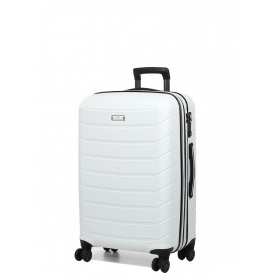 Чемодан дорожный Snowball 61303 Cologne M 59,5 л 66х42x24 см Белый