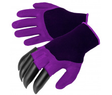 Садовые перчатки Garden gloves фиолетовые 119-8628569