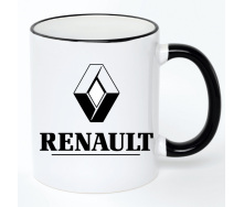 Чашка No Brand Renault 330 мл Белый (chaska-ab-10-28)