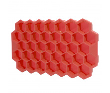 Силиконовая форма для льда CUMENSS Соты 205х120 мм Red (3474-10051)