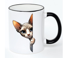 Чашка No Brand Cat 330 мл Разноцветный (chaska-cat-3)