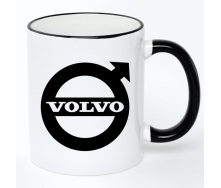 Чашка No Brand Volvo 330 мл Белый (chaska-ab-10-34)
