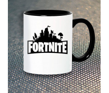 Чашка Fan Girl Логотип Logo Фортнайт Fortnite New (14487) 330 мл Разноцветный
