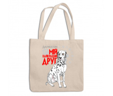 Эко-сумка шоппер с принтом для собачника 