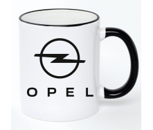 Чашка No Brand Opel 330 мл Белый (chaska-ab-10-12)