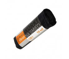 Мешки для мусора Safe Pro 120 л полиэтилен 10 шт/рул Черный (78445)