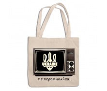 Эко-сумка шоппер с патриотическим принтом 