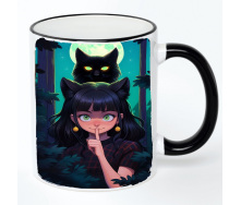 Чашка No Brand Cat 330 мл Разноцветный (chaska-cat-12)