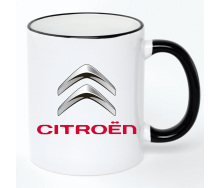 Чашка No Brand Citroen 330 мл Белый (chaska-ab-10-8)