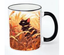 Чашка No Brand Cat 330 мл Разноцветный (chaska-cat-21)