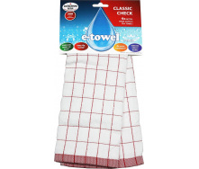 Полотенце E-cloth Classic Check Red (2300)