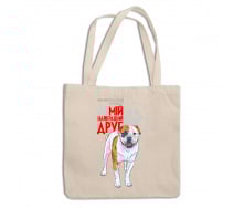 Эко-сумка шоппер с принтом для собачника 