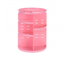 Органайзер вращающийся для косметики OPT-TOP на Beauty Box розовый (1756375335)