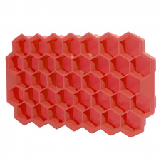 Силиконовая форма для льда CUMENSS Соты 205х120 мм Red (3474-10051)