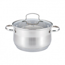 Фото - Кастрюля Maestro 8,2 л Серебристый MR-3512-26 Кастрюля Maestro 8,2 л Серебристый MR-3512-26