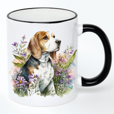Чашка No Brand Собака 330 мл Разноцветный (chaska-dog-23)