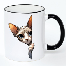 Чашка No Brand Cat 330 мл Разноцветный (chaska-cat-3)