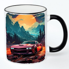 Чашка No Brand Авто 330 мл Разноцветный (chaska-auto-11)