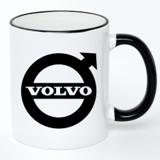 Чашка No Brand Volvo 330 мл Белый (chaska-ab-10-34)