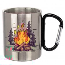 Чашка No Brand 330 мл Серебряный (chaska-camp-8)