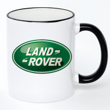 Чашка No Brand Land rover 330 мл Белый (chaska-ab-10-27)