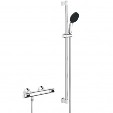 Фото - Змішувач термостатичний для душу Grohe QuickFix Precision Flow з душовим гарнітуром, хром (34805001) Змішувач термостатичний для душу Grohe QuickFix Precision Flow з душовим гарнітуром, хром (34805001)