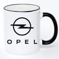 Чашка No Brand Opel 330 мл Белый (chaska-ab-10-12)