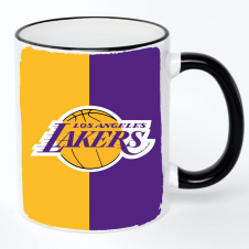 Чашка No Brand Los Angeles Lakers 330 мл Разноцветный (chaskazz-23)