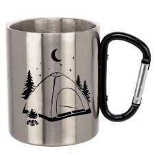 Чашка No Brand 330 мл Серебряный (chaska-camp-7)