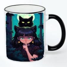 Чашка No Brand Cat 330 мл Разноцветный (chaska-cat-12)