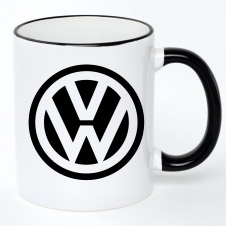 Чашка No Brand Volkswagen 330 мл Белый (chaska-ab-10-9)