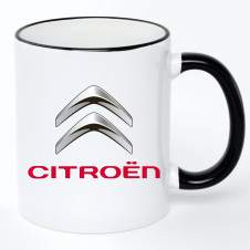 Чашка No Brand Citroen 330 мл Белый (chaska-ab-10-8)