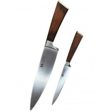 Комплект кухонных ножей Gorillas BBQ 1320 1323 34 см 23 см Коричневый 2 шт (KN152)