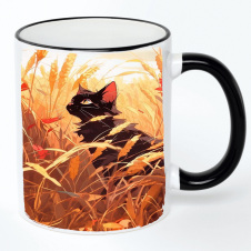 Чашка No Brand Cat 330 мл Разноцветный (chaska-cat-21)