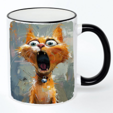 Чашка No Brand Cat 330 мл Разноцветный (chaska-cat-17)