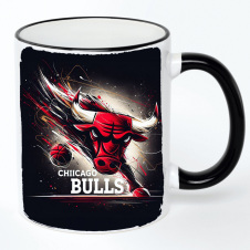 Чашка No Brand chicago bulls 330 мл Разноцветный (chaskazz-29)