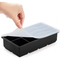 Силиконовая форма для льда VR 21 x 11.5 x 5 см Черный (H051353) Геническ