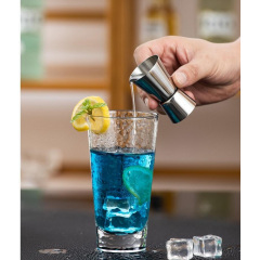 Джигер барный двухсторонний BAR мерный стакан 25/50 мл Серебристый (C051205) Одеса