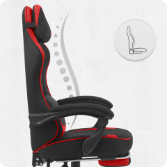Компьютерное кресло CABRO C504 Black-Red (5907196010255) Киев