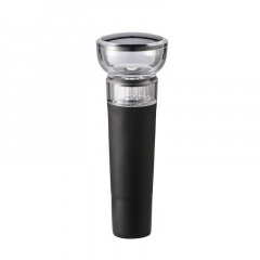 Пробка многоразовая для вина Cork 1 шт 2.5 х 1.5 х 8.5 см Black (H051392) Єланець