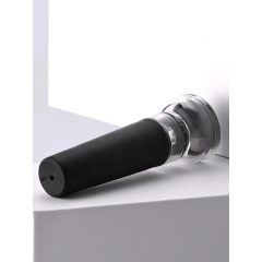 Пробка многоразовая для вина Cork 1 шт 2.5 х 1.5 х 8.5 см Black (H051392) Єланець