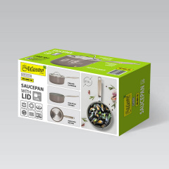 Ковш Maestro MR-4009-18S 18 см 1,9 л Серый (102398360) Житомир