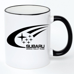 Чашка No Brand Subaru 330 мл Белый (chaska-ab-10-25) Львів